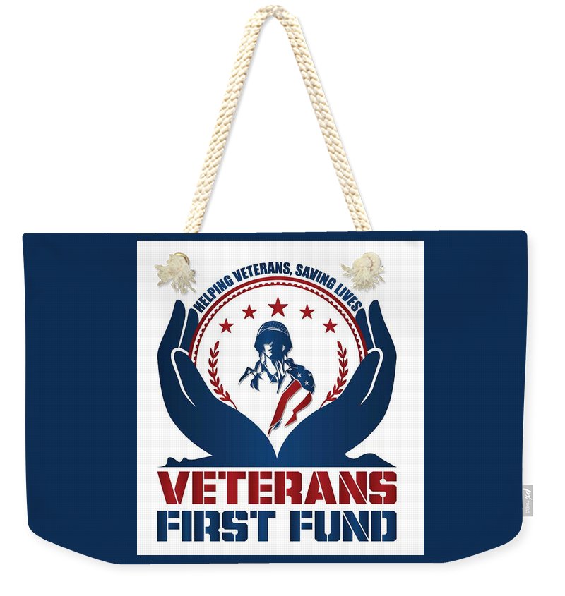 Veterans First Fund Logo - Weekender Tote Bag