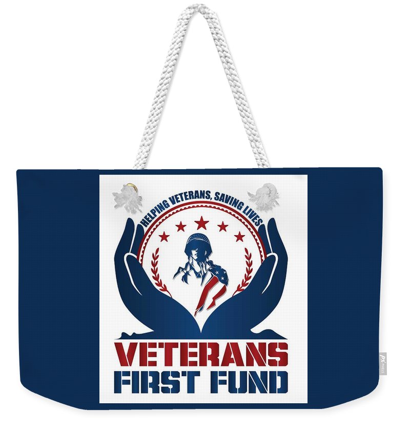 Veterans First Fund Logo - Weekender Tote Bag