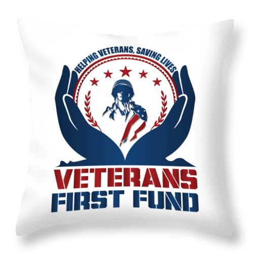 Veterans First Fund - Throw Pillow